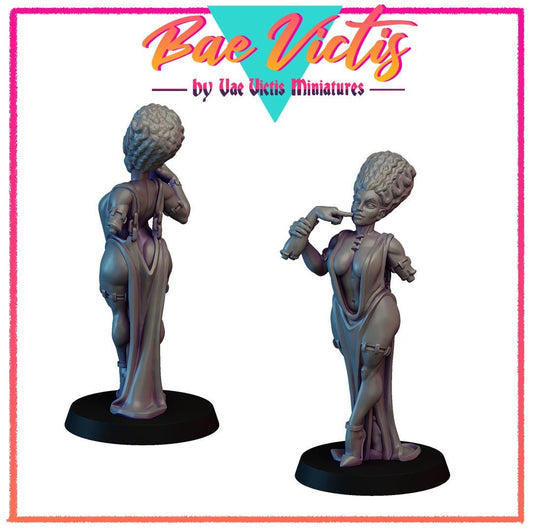 Undead Bride | Bae Victis | Vae Victis Miniatures | 32mm and 75mm Scale Resin Printed Tabletop RPG Figures for Tabletop RPG's