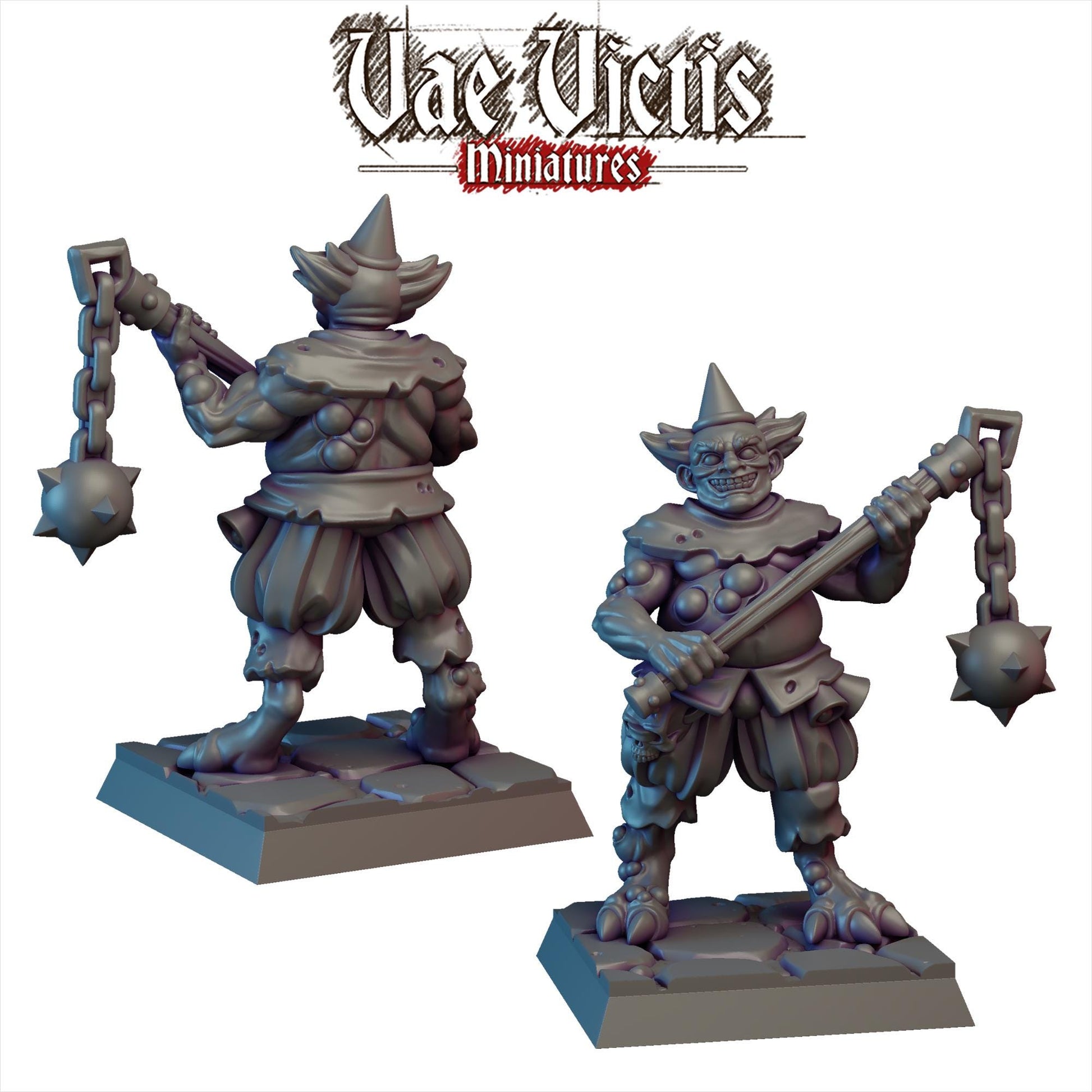 Corrupted Circus Set | Vae Victis Miniatures | 32mm Scale Resin Printed Tabletop RPG Figures for Tabletop Roleplaying or Wargaming