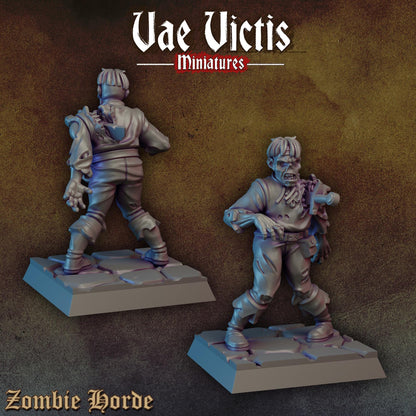 Undead Zombies Set | Vae Victis Miniatures | 32mm Scale Resin Printed Tabletop RPG Figures for Tabletop Roleplaying or Wargaming