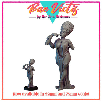 Undead Bride | Bae Victis | Vae Victis Miniatures | 32mm and 75mm Scale Resin Printed Tabletop RPG Figures for Tabletop RPG's