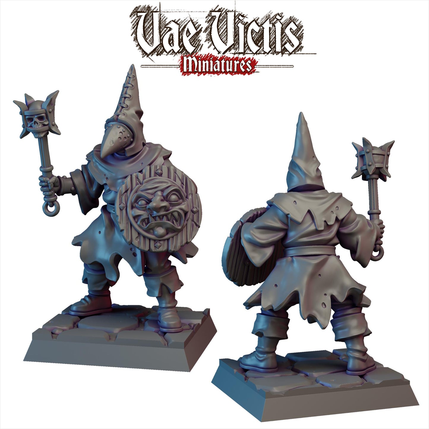 Cultist Set | Vae Victis Miniatures | 32mm Scale Resin Printed Tabletop RPG Figures for Tabletop Roleplaying or Wargaming