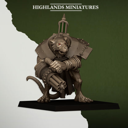 Ratgors and Ratgor Master | Vermin Reinforces | Highland Miniatures | 32mm Scale Resin TTRPG Figures for Roleplaying and Wargaming