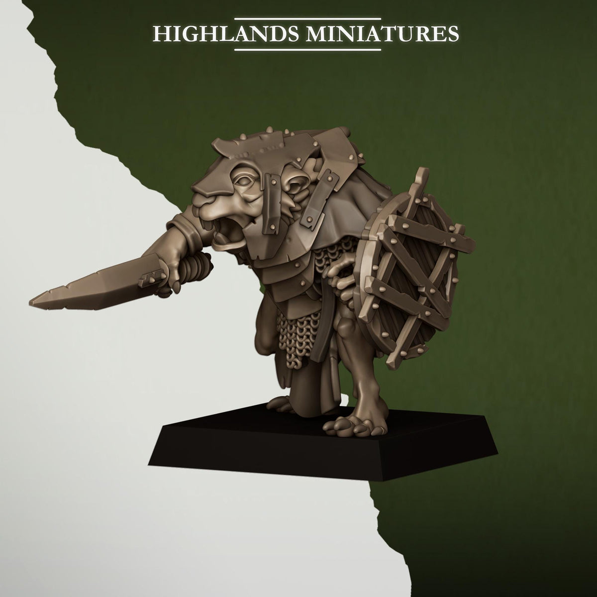 Sewer Rats | Vermin Reinforces | Highland Miniatures | 32mm Scale Resin TTRPG Figures for Roleplaying and Wargaming