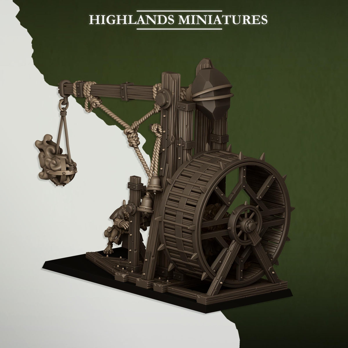 Vermin Censer Thrower | Vermin Reinforces | Highland Miniatures | 32mm Scale Resin TTRPG Figures for Roleplaying and Wargaming