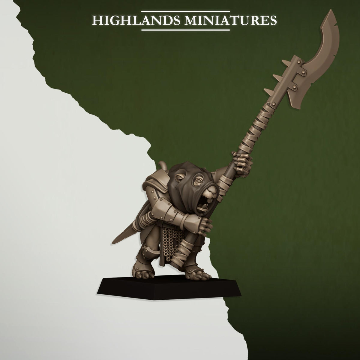 Vermin Vanguard | Vermin Reinforces | Highland Miniatures | 32mm Scale Resin TTRPG Figures for Roleplaying and Wargaming