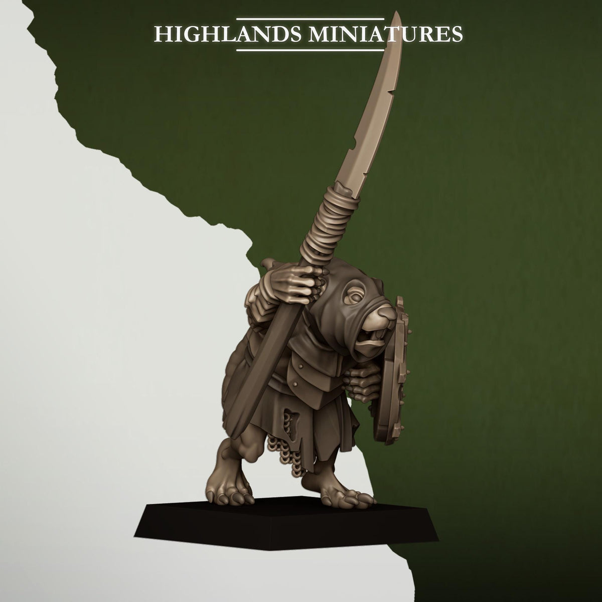 Sewer Rats | Vermin Reinforces | Highland Miniatures | 32mm Scale Resin TTRPG Figures for Roleplaying and Wargaming