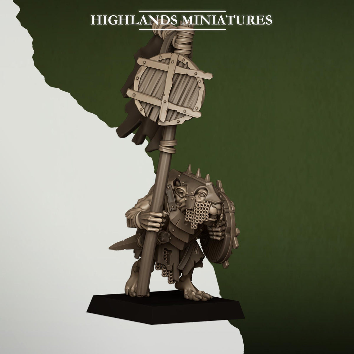 Sewer Rats | Vermin Reinforces | Highland Miniatures | 32mm Scale Resin TTRPG Figures for Roleplaying and Wargaming