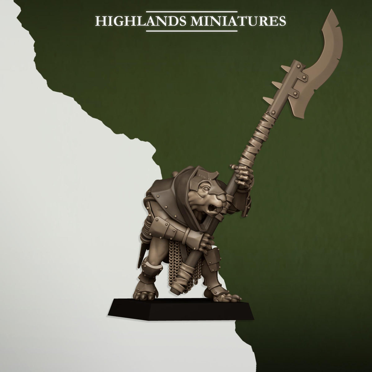 Vermin Vanguard | Vermin Reinforces | Highland Miniatures | 32mm Scale Resin TTRPG Figures for Roleplaying and Wargaming