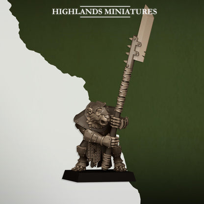Vermin Vanguard | Vermin Reinforces | Highland Miniatures | 32mm Scale Resin TTRPG Figures for Roleplaying and Wargaming
