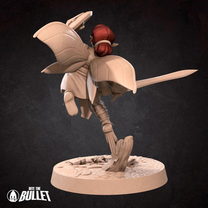 Pixie Paladin | Pixies | Bite The Bullet | 35mm Scale | Resin Printed Tabletop RPG Miniature Figures | DND | 5E