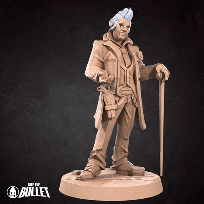 Android Envoy | Bullet Galaxy | Bite The Bullet | 35mm Scale | Resin Printed Tabletop RPG Miniature Figures | DND | 5E