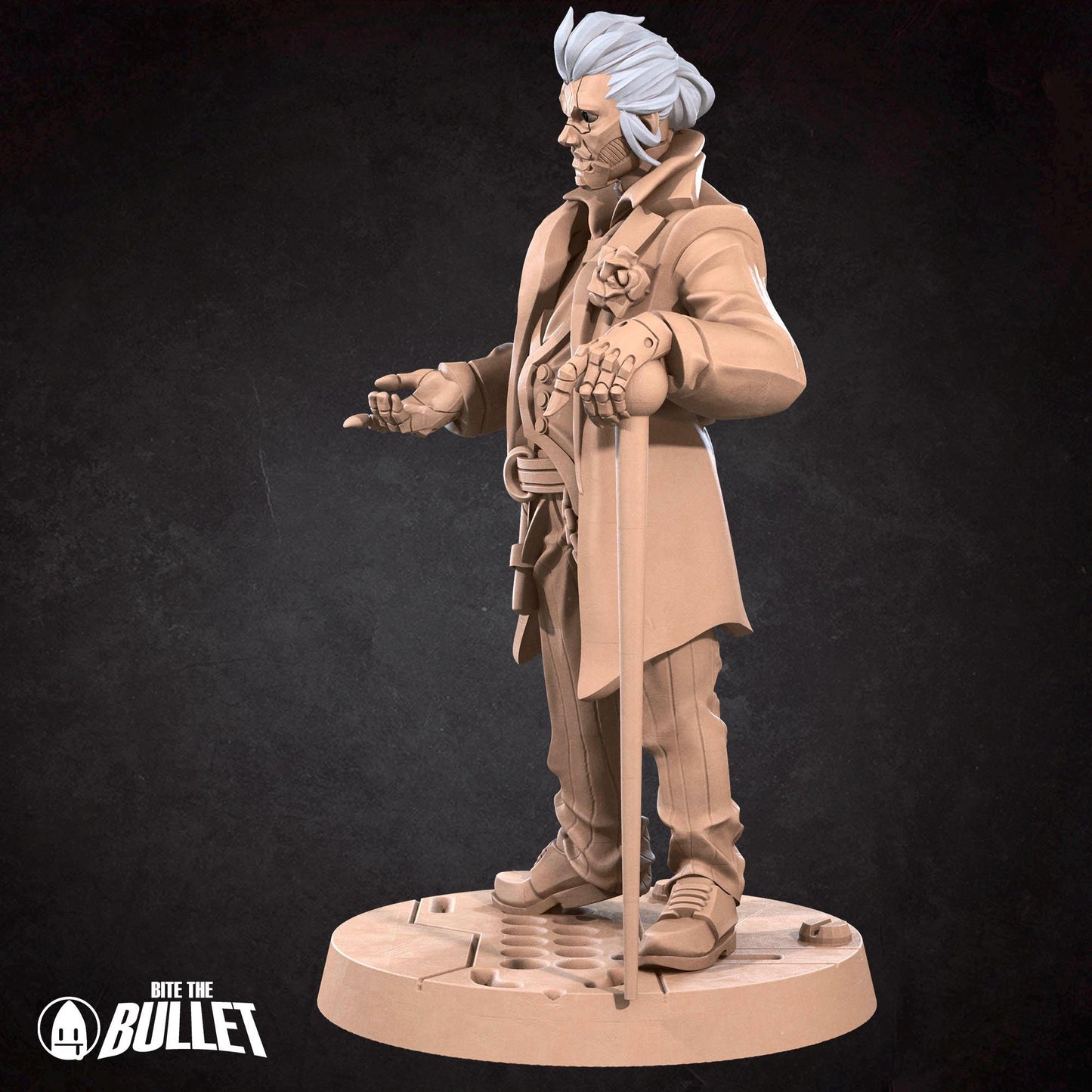 Android Envoy | Bullet Galaxy | Bite The Bullet | 35mm Scale | Resin Printed Tabletop RPG Miniature Figures | DND | 5E