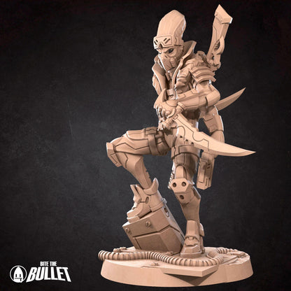 Idarien Operative | Bullet Galaxy | Bite The Bullet | 35mm Scale | Resin Printed Tabletop RPG Miniature Figures | DND | 5E