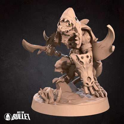Kobold Fighter | Kobolds D&D | Bite The Bullet | 35mm Scale | Resin Printed Tabletop RPG Miniature Figures | DND | 5E