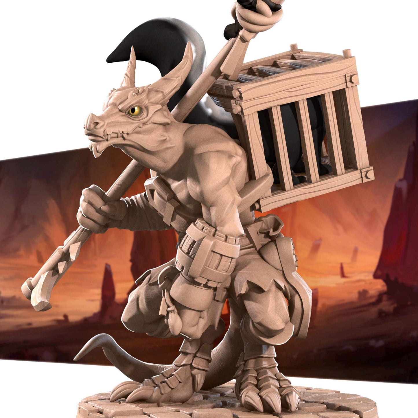 Kobold Inventor | Kobolds D&D | Bite The Bullet | 35mm Scale | Resin Printed Tabletop RPG Miniature Figures | DND | 5E
