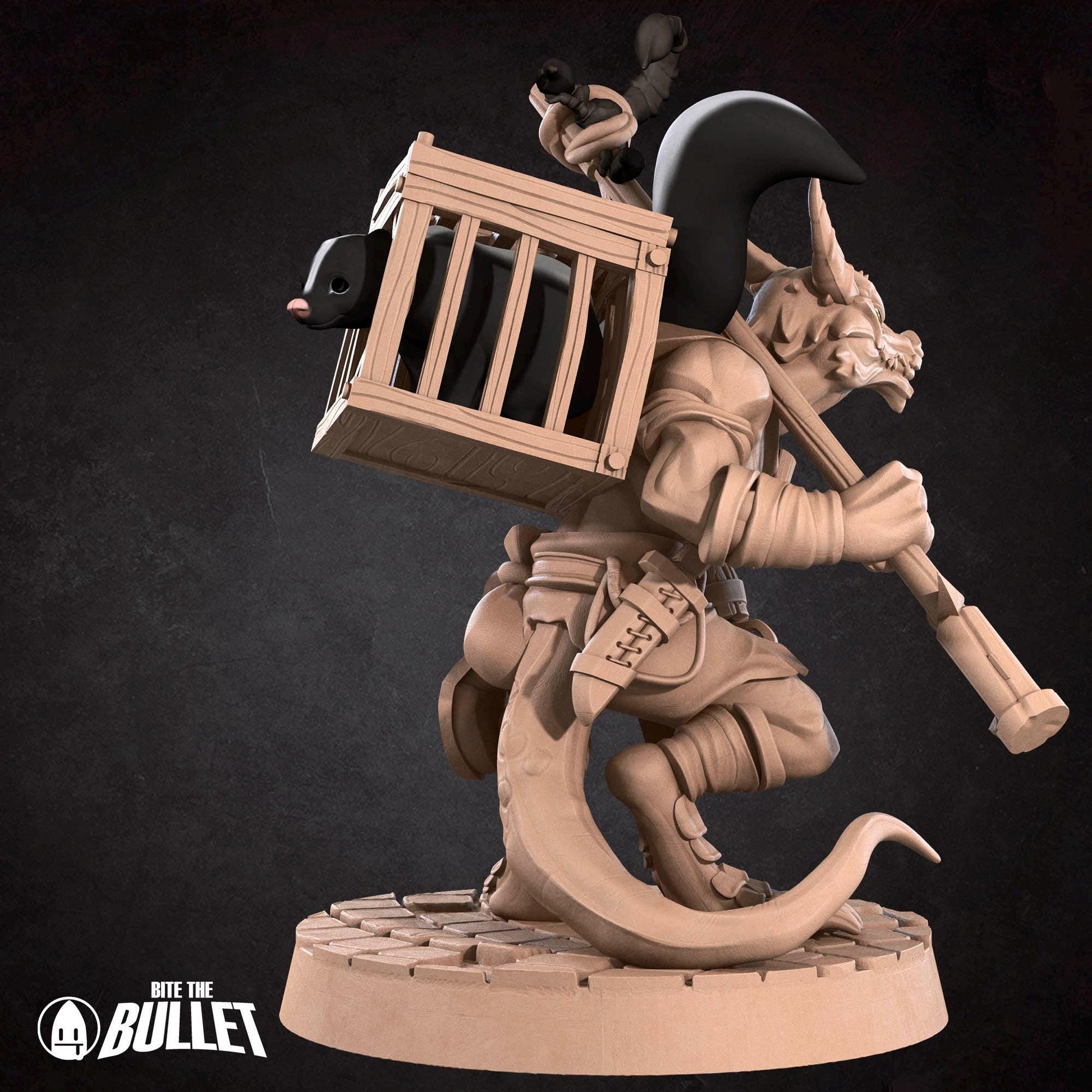 Kobold Inventor | Kobolds D&D | Bite The Bullet | 35mm Scale | Resin Printed Tabletop RPG Miniature Figures | DND | 5E