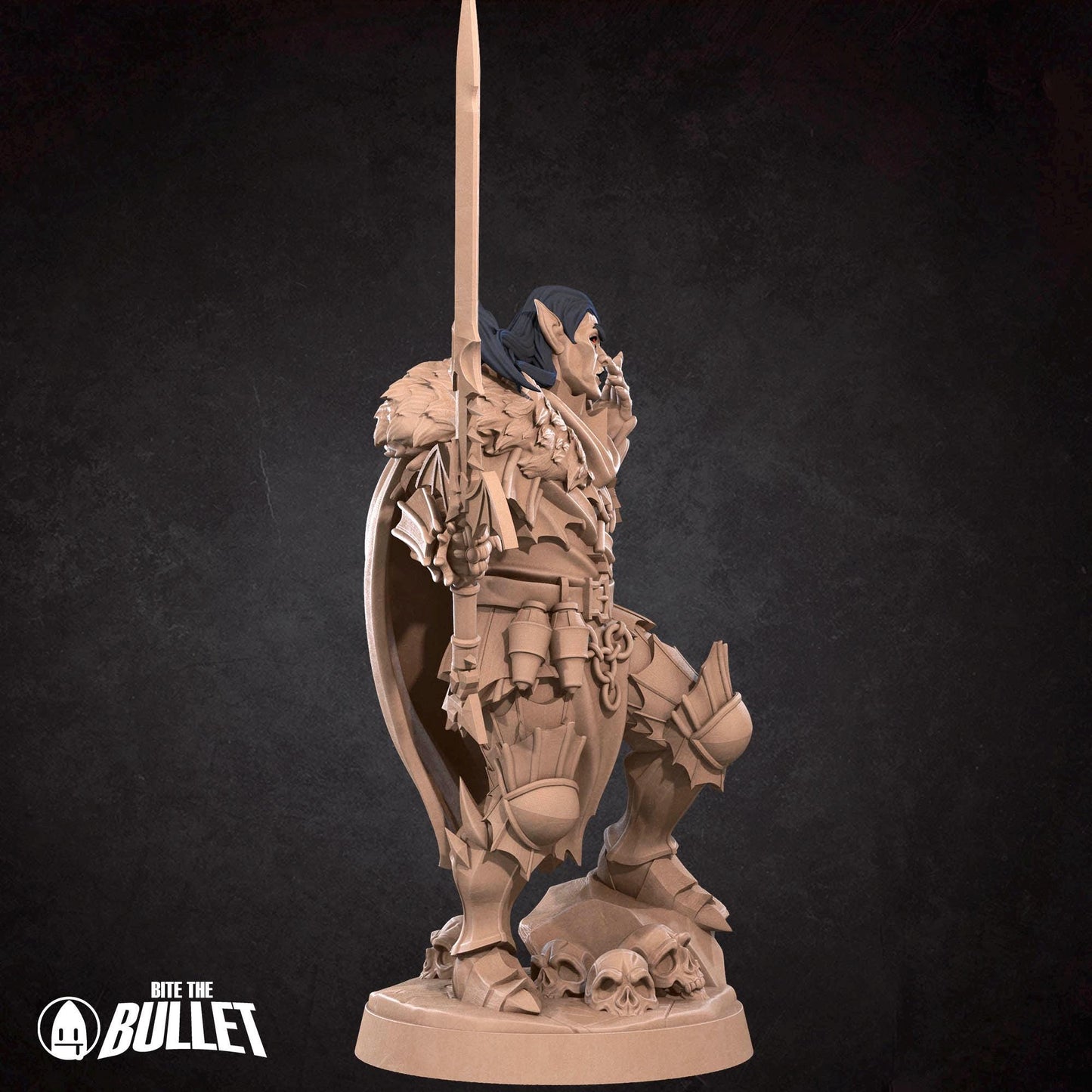 Vampire Warrior | Vampires Pt. 2 | Bite The Bullet | 35mm Scale | Resin Printed Tabletop RPG Miniature Figures | DND | 5E
