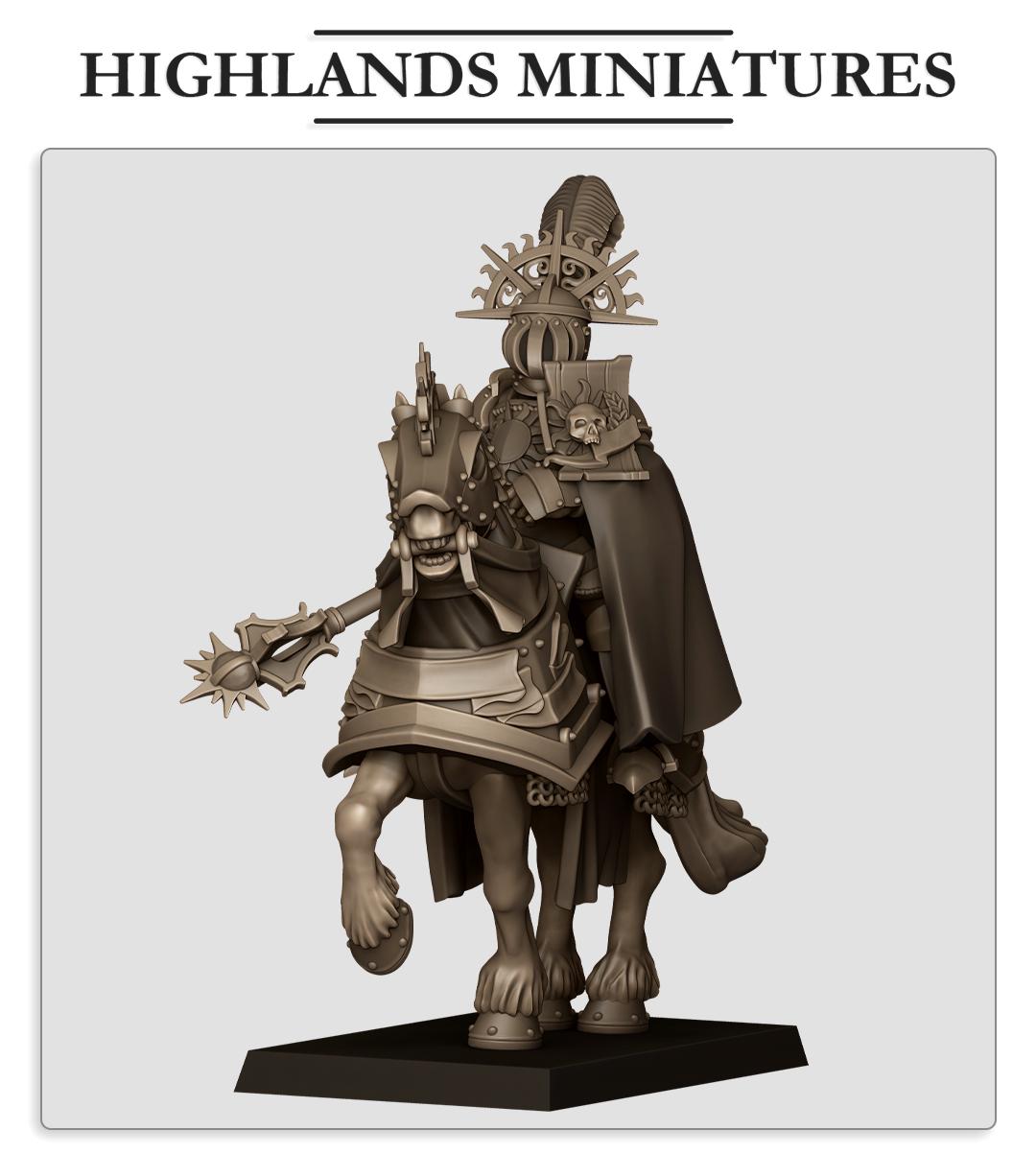 Sunland Golden Flames Elector | Sunland | Highland Miniatures | 32mm Scale Resin Tabletop RPG Figures for Roleplaying and Wargaming