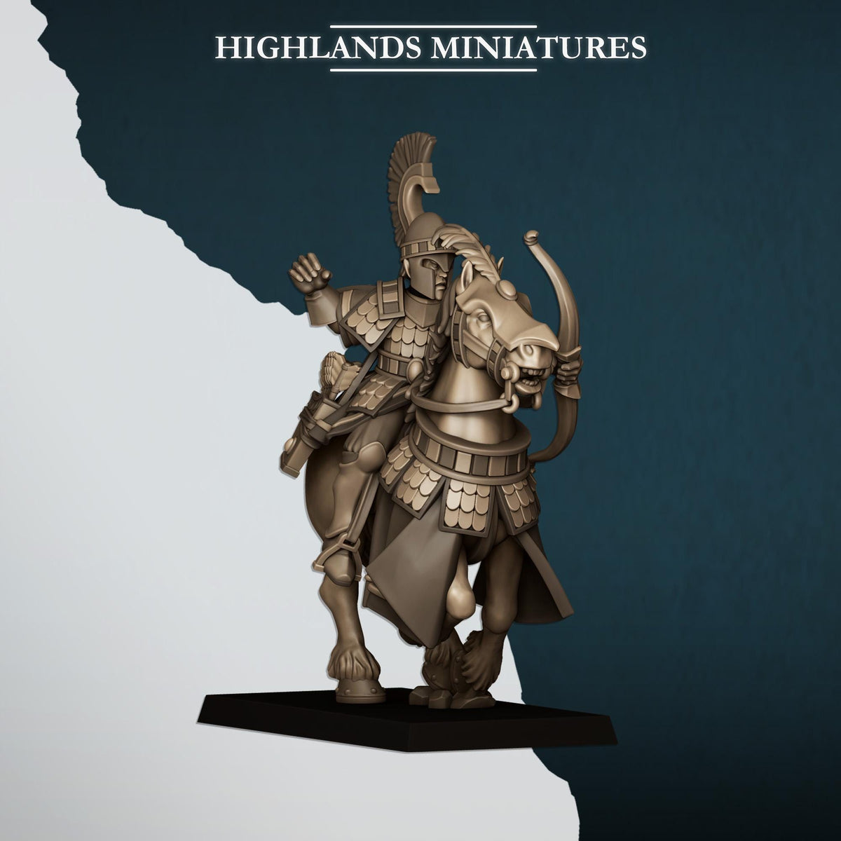 Aegean Sea Hippeis | Aegean Elves | Highland Miniatures | 32mm Scale Resin Tabletop RPG Figures for Roleplaying and Wargaming