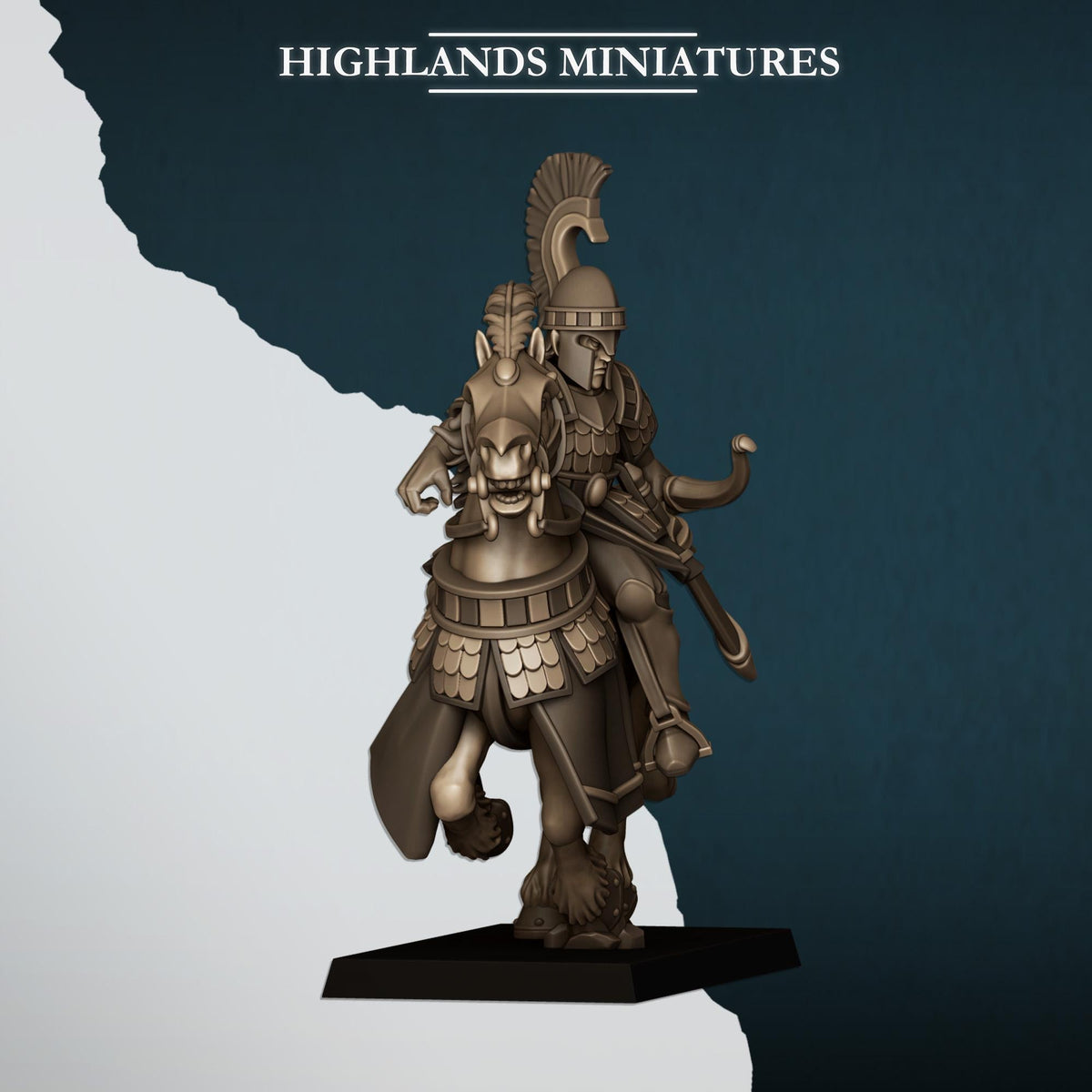 Aegean Sea Hippeis | Aegean Elves | Highland Miniatures | 32mm Scale Resin Tabletop RPG Figures for Roleplaying and Wargaming