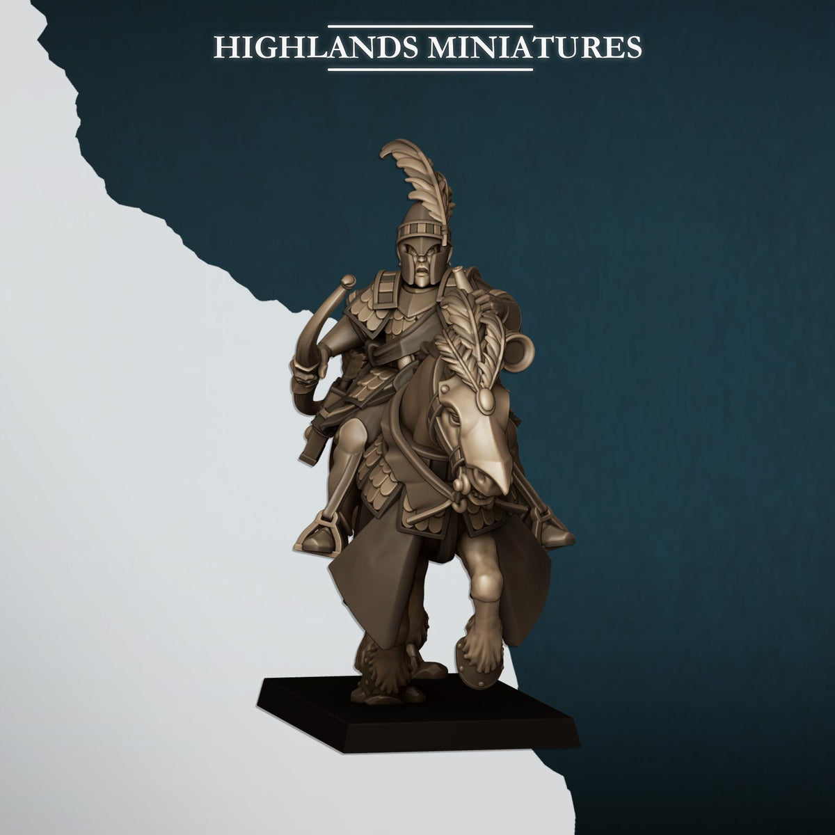 Aegean Sea Hippeis | Aegean Elves | Highland Miniatures | 32mm Scale Resin Tabletop RPG Figures for Roleplaying and Wargaming