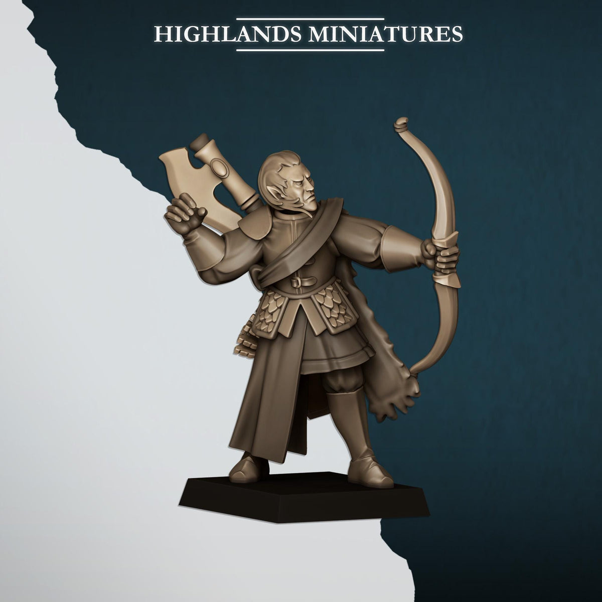 Nemean Lions With Bows | Nemean | Highland Miniatures | 32mm Scale Resin Tabletop RPG Figures for Roleplaying and Wargaming