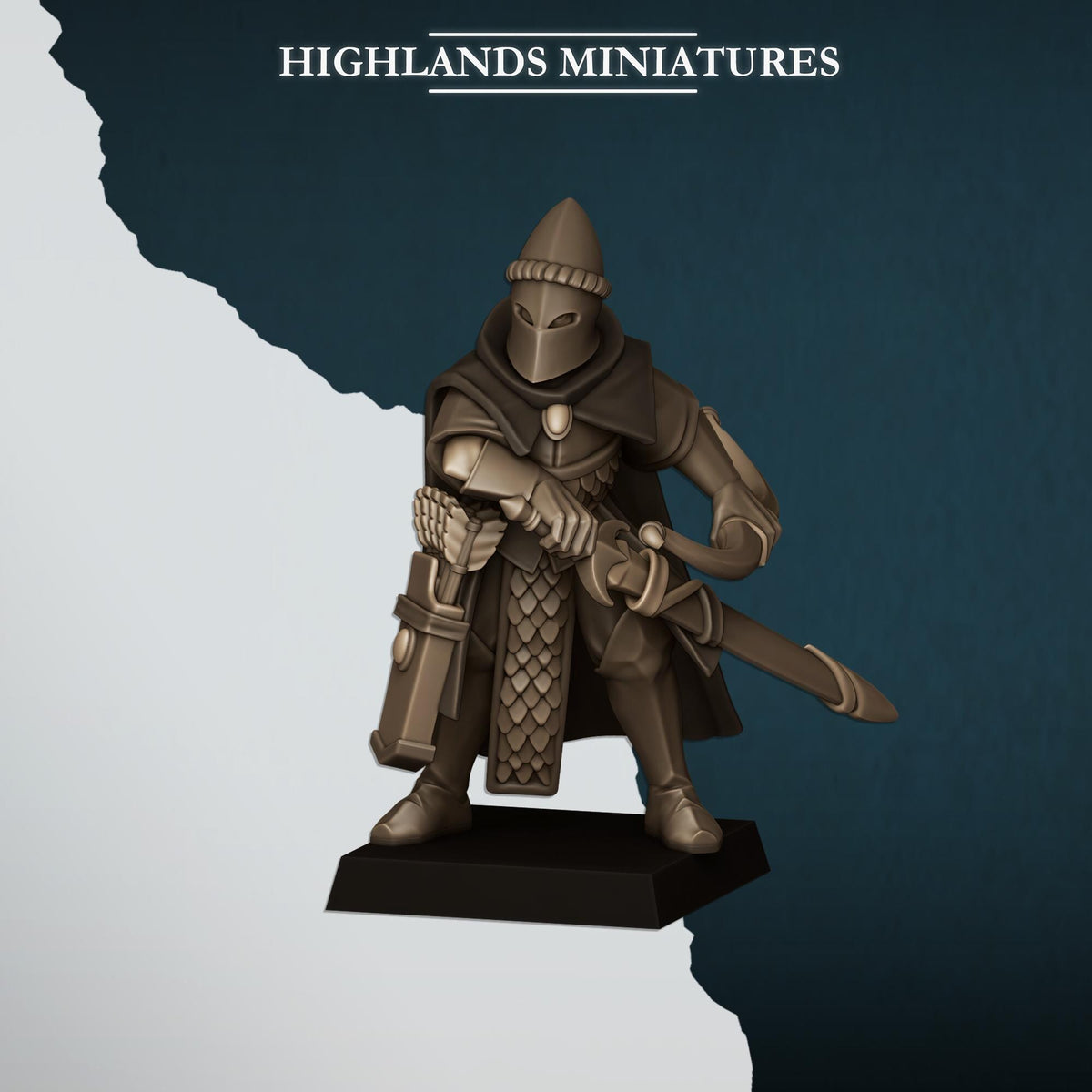 Aegean Shadows | Aegean Elves | Highland Miniatures | 32mm Scale Resin Tabletop RPG Figures for Roleplaying and Wargaming