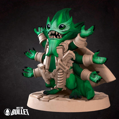 Furblin Soldier | Bullet Galaxy | Bite The Bullet | 35mm Scale | Resin Printed Tabletop RPG Miniature Figures | DND | 5E
