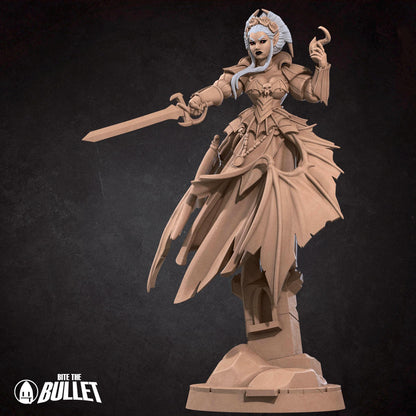 Vampire Witch | Vampires Pt. 2 | Bite The Bullet | 35mm Scale | Resin Printed Tabletop RPG Miniature Figures | DND | 5E