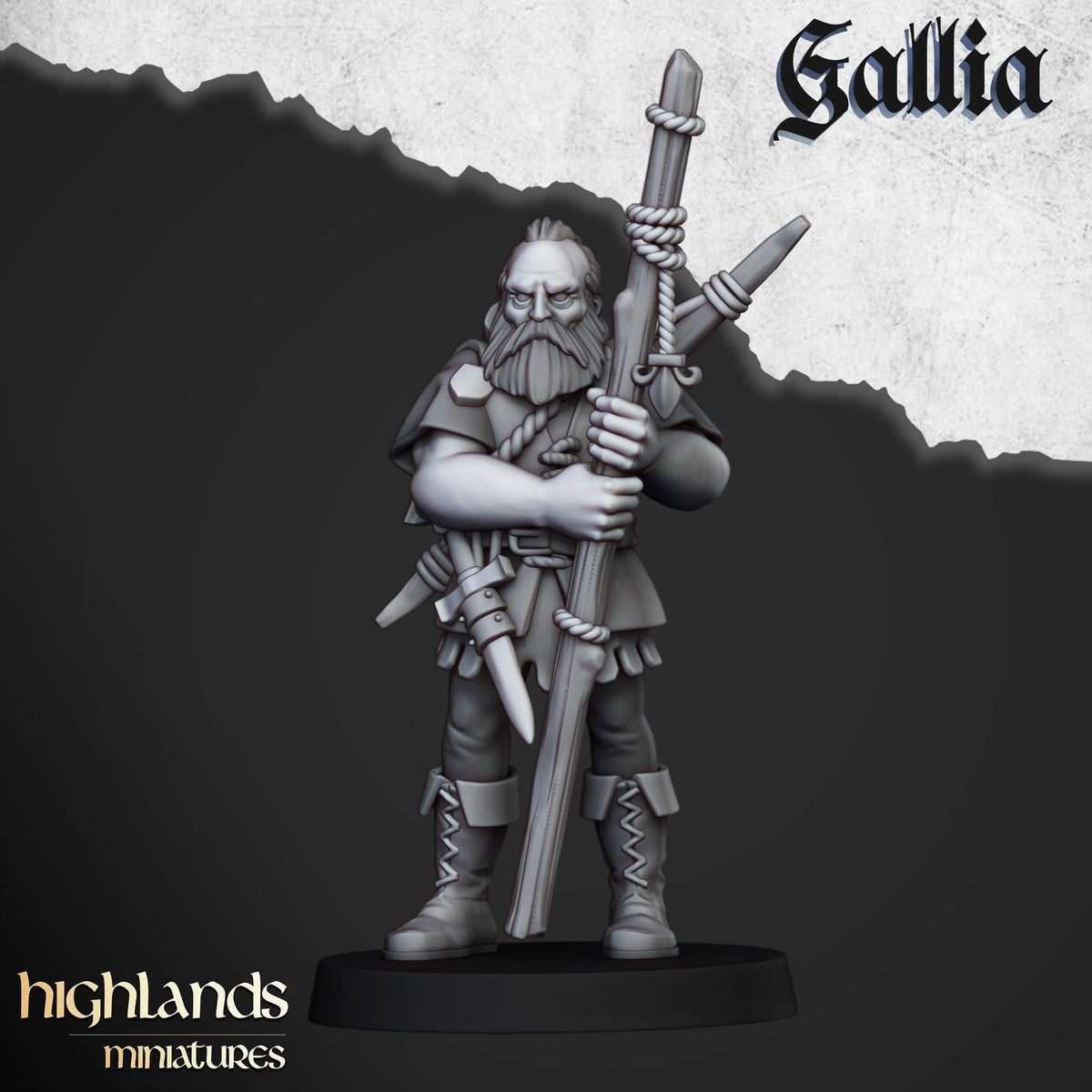 Robin Hood Heroes | Gallia | Highland Miniatures | 32mm Scale Resin Tabletop RPG Figures for Roleplaying and Wargaming