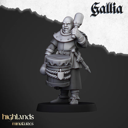 Gallia Men At Arms | Gallia | Highland Miniatures | 32mm Scale Resin Tabletop RPG Figures for Roleplaying and Wargaming
