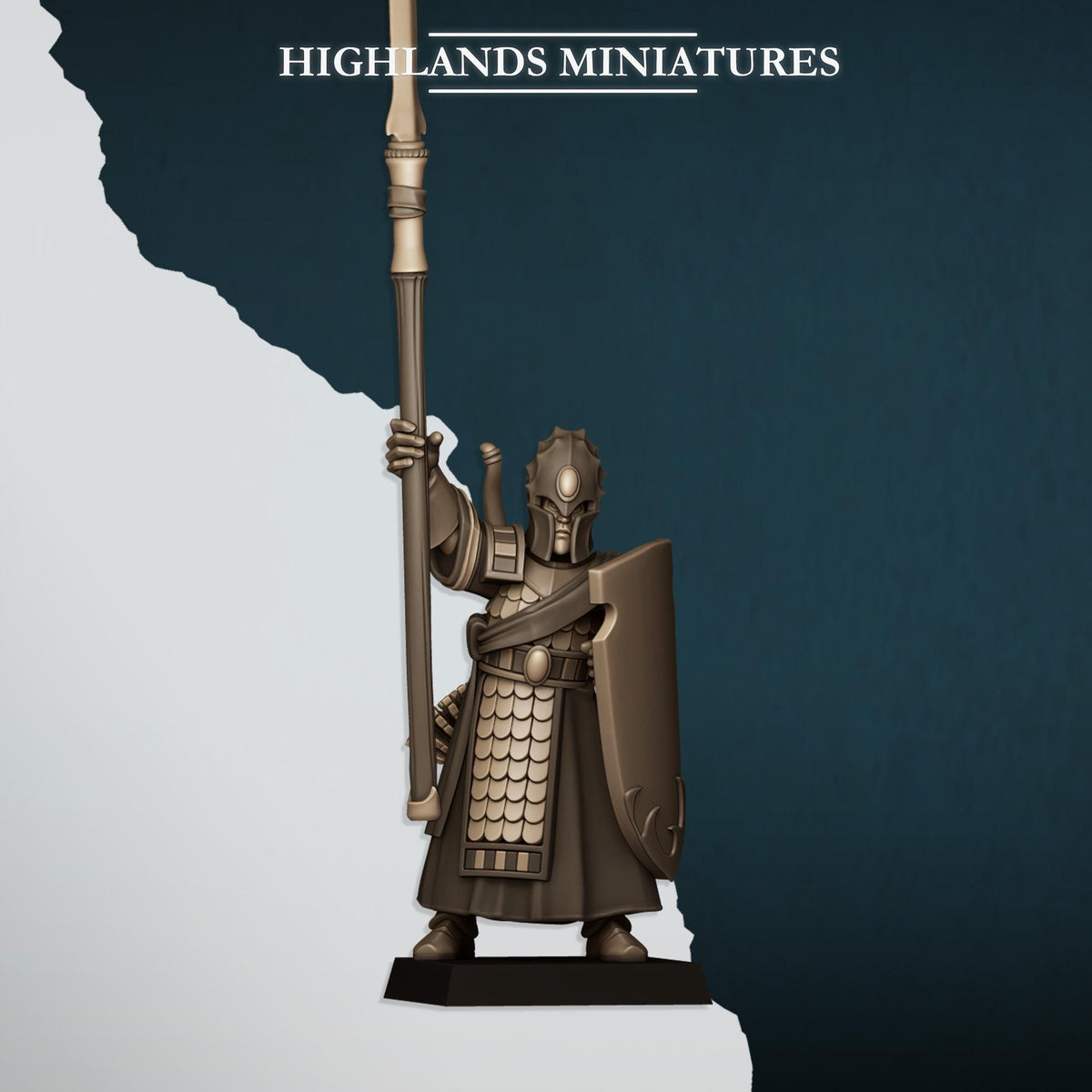 Aegean Sea Guard | Aegean Elves | Highland Miniatures | 32mm Scale Resin Tabletop RPG Figures for Roleplaying and Wargaming