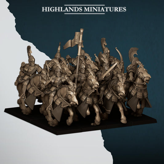 Aegean Sea Hippeis | Aegean Elves | Highland Miniatures | 32mm Scale Resin Tabletop RPG Figures for Roleplaying and Wargaming