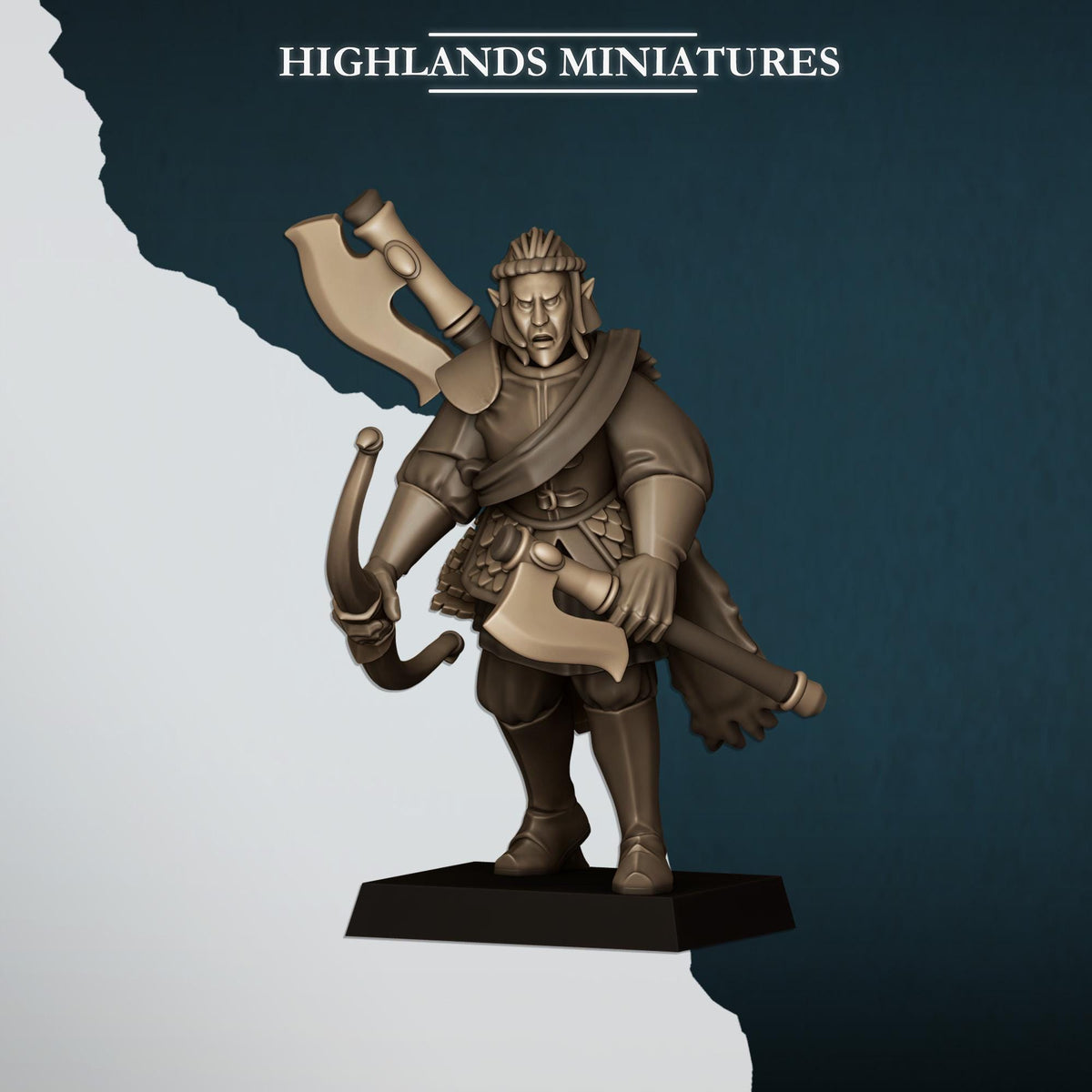 Nemean Lions With Bows | Nemean | Highland Miniatures | 32mm Scale Resin Tabletop RPG Figures for Roleplaying and Wargaming