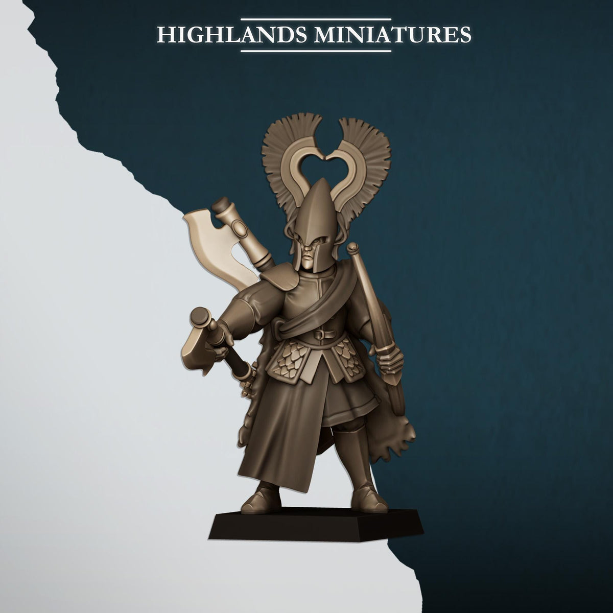 Nemean Lions With Bows | Nemean | Highland Miniatures | 32mm Scale Resin Tabletop RPG Figures for Roleplaying and Wargaming