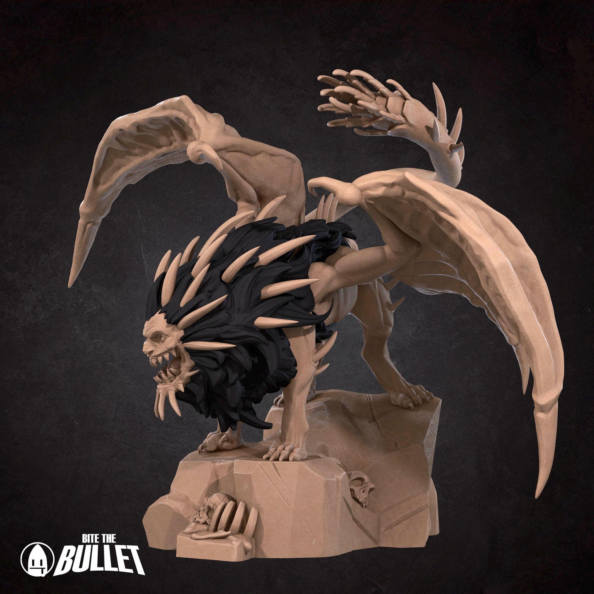 Manticore | Iconic Monsters Pt. 2 | Bite The Bullet | 35mm Scale | Resin Printed Tabletop RPG Miniature Figures