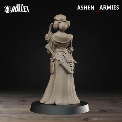 Combat Medic | Bullet Crusade: Holy Shogunate | Bite The Bullet | 35mm Scale | Resin Printed Tabletop RPG Miniature Figures