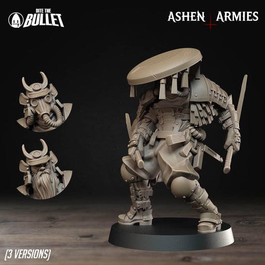 Trench Cleric | Bullet Crusade: Holy Shogunate | Bite The Bullet | 35mm Scale | Resin Printed Tabletop RPG Miniature Figures