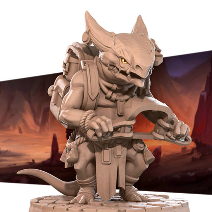 Trapper | Kobolds Pt. 2 | Bite The Bullet | 35mm Scale | Resin Printed Tabletop RPG Miniature Figures