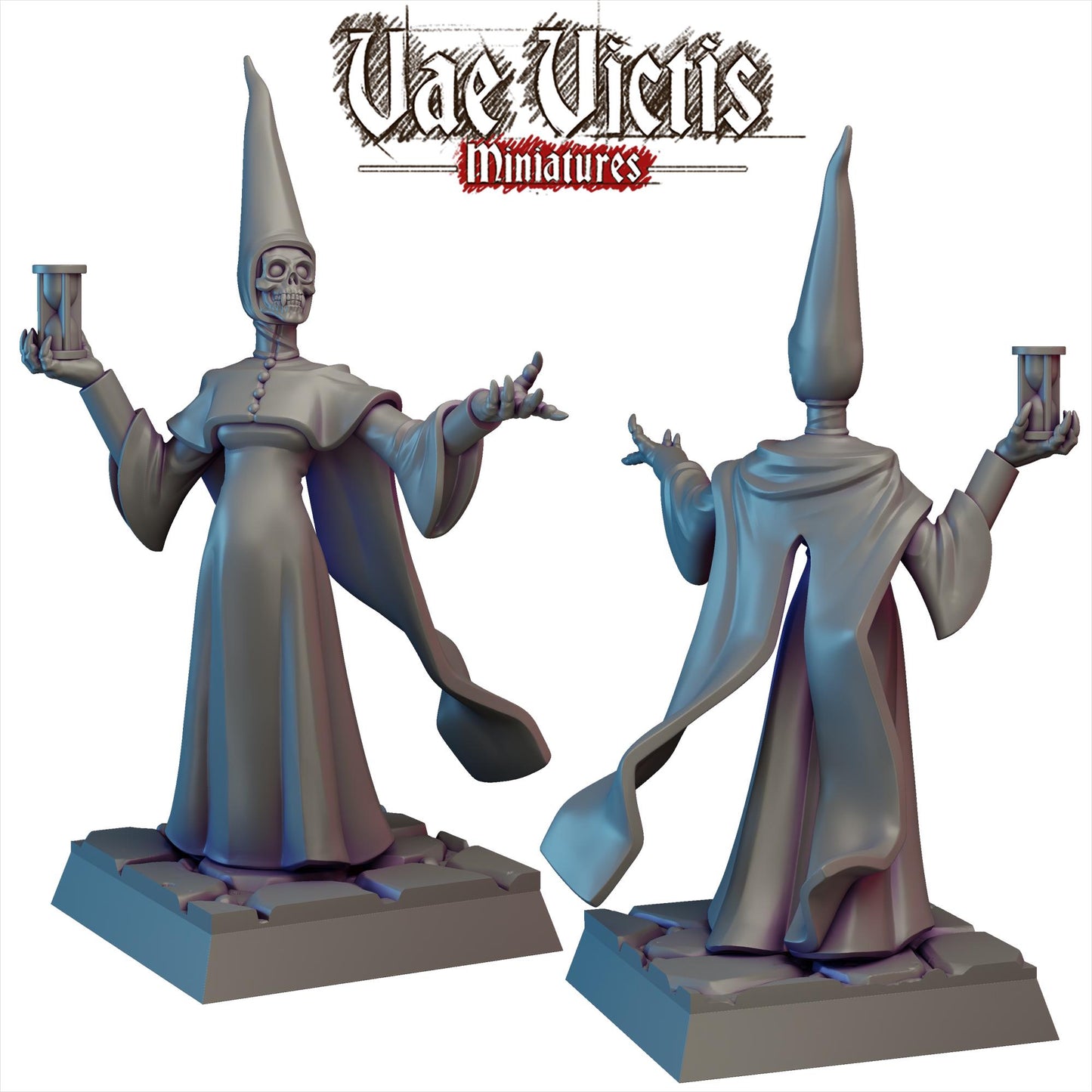 Time Vampire | Vae Victis Miniatures | 32mm Scale Resin Printed Tabletop RPG Figures for Tabletop Roleplaying or Wargaming