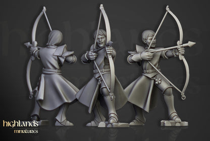 Gallia Shooters Crossbowmen | Gallia | Highland Miniatures | 32mm Scale Resin Tabletop RPG Figures for Roleplaying and Wargaming