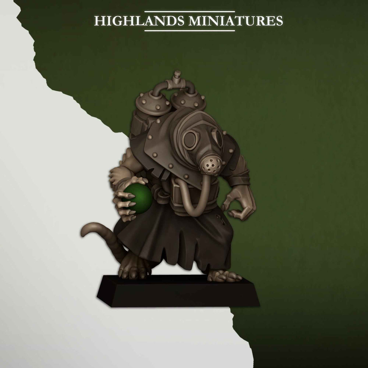Sewer Poison Carriers | Sewer Vermin | Highlands Miniatures | 32mm Scale Resin TTRPG Figures for Roleplaying and Wargaming