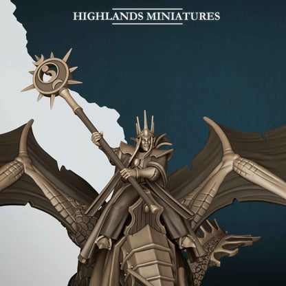 Aegean Dragon | Aegean Elves | Highlands Miniatures | 32mm Scale Resin Tabletop RPG Figures for Roleplaying and Wargaming
