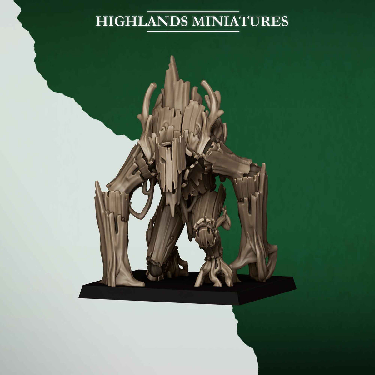 Forest Golems | Feral Elves | Highlands Miniatures | 32mm Scale Resin Tabletop RPG Figures for Roleplaying and Wargaming