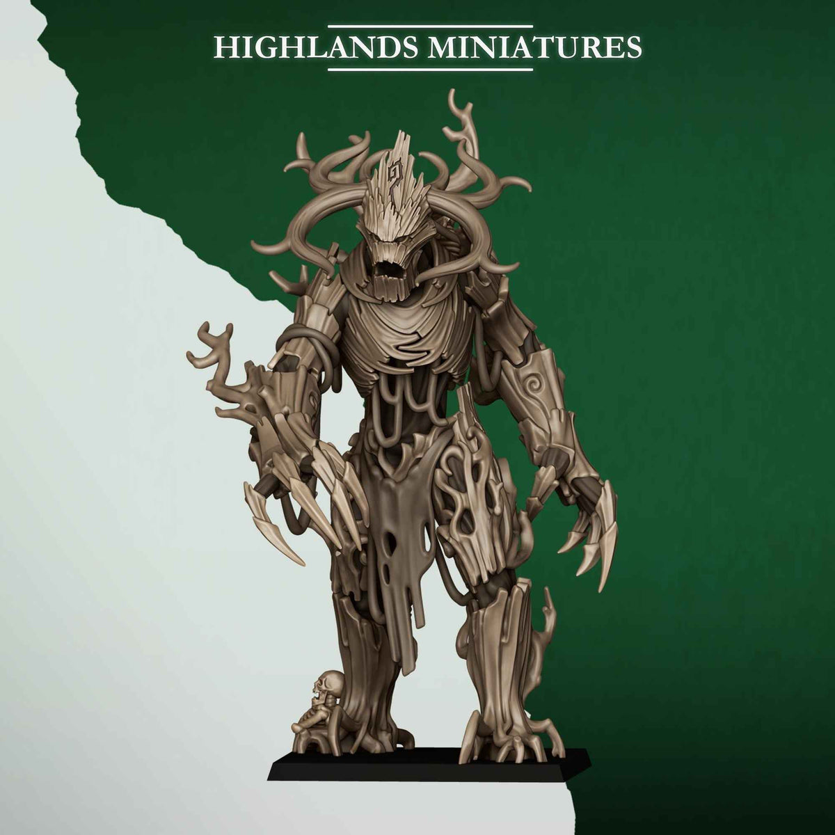 Giant Tree | Feral Elves | Highlands Miniatures | 32mm Scale Resin Tabletop RPG Figures for Roleplaying and Wargaming
