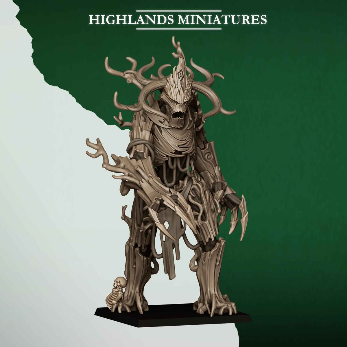 Giant Tree | Feral Elves | Highlands Miniatures | 32mm Scale Resin Tabletop RPG Figures for Roleplaying and Wargaming