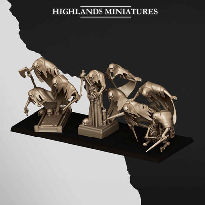Ghosts Swarms | Transilvanya The Fallen Realm | Highlands Miniatures | 32mm Scale Resin Tabletop RPG Figures for Roleplaying and Wargaming