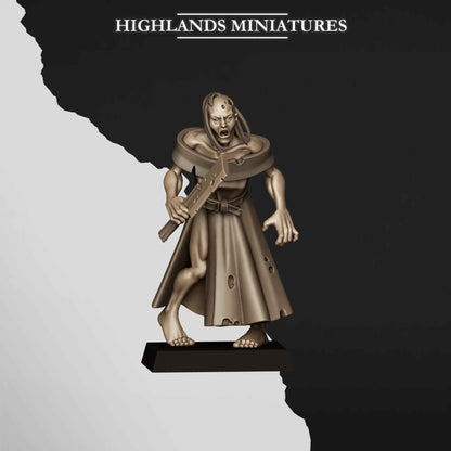 Zombies | Transilvanya The Fallen Realm | Highlands Miniatures | 32mm Scale Resin Tabletop RPG Figures for Roleplaying and Wargaming