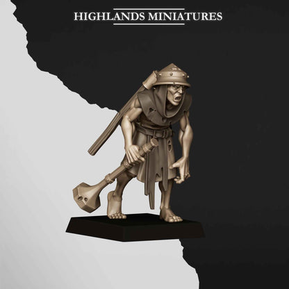 Zombies | Transilvanya The Fallen Realm | Highlands Miniatures | 32mm Scale Resin Tabletop RPG Figures for Roleplaying and Wargaming