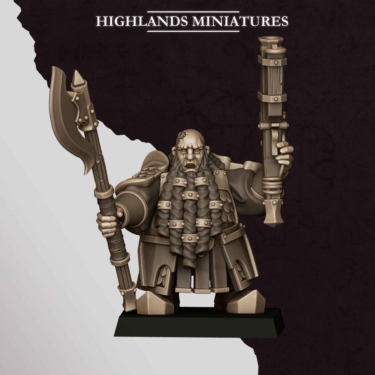 Heavy Guard | Sons of Marduk | Highlands Miniatures | 32mm Scale Resin Tabletop RPG Figures for Roleplaying and Wargaming